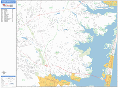 Toms River Digital Map Basic Style